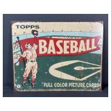 Topps Baseball Cards Tin Sign