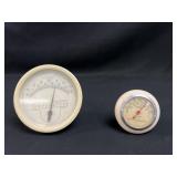 Tel-tru and cooper thermometer