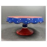 Ceramic cake plate