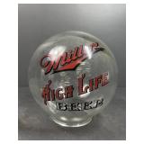 Miller High Life Beer globe