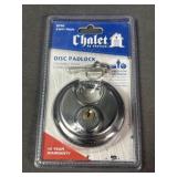 Chalet disc padlock