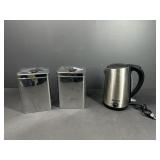 Electric Kettle and Canisters