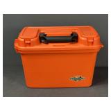 Orange Plastic Ammo Box