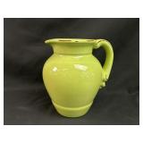 Green Ceramic Pitcher