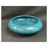 Blue Ceramic Ash Tray Bowl