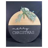 Merry Christmas wooden wall hanging