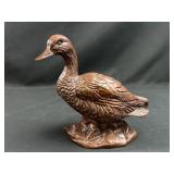 Wooden duck figurine