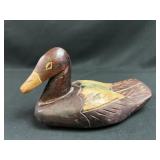 Vintage Hand-Carved Wood Duck Decoy