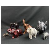 Elephant figurines