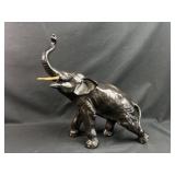Metal elephant figurine