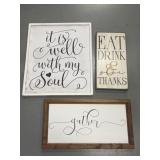 Framed quotes