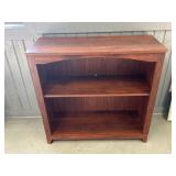 Wood 2-Shelf Bookcase