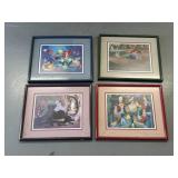 Disney The Little Mermaid Framed Prints, 4 Pc