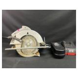 Black and decker circular sae and battery