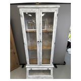 Lighted re-purposed Gun Display Cabinet