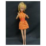 1966 Vintage Mattel Barbie Doll in Orange
