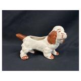 Small Ceramic Dog Planter