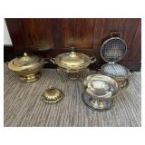 Vintage Waffle Maker, Food Warmers, and More