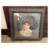 Large Antique Portrait Wall Art