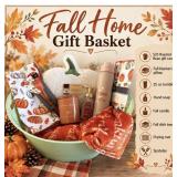 Fall Home Gift Basket with $25 Roasted Bean Card
