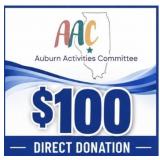Auburn Activities Committee ï¿½ $100 Direct Donation