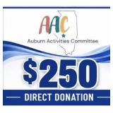 Auburn Activities Committee ï¿½ $250 Direct Donation