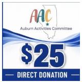 Auburn Activities Committee ï¿½ $25 Direct Donation