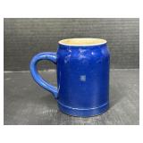 Vintage Blue Stoneware Mug
