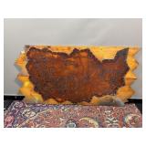 Vintage Leather Map Of The U.S.