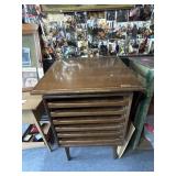 Vintage Flat File Drafting Cabinet