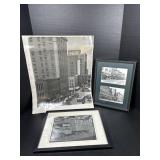 Vintage Springfield Illinois Framed Photos