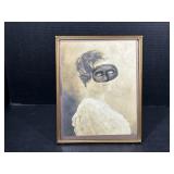 Vintage Masked Woman Photo