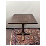 Square Pedestal Accent Table
