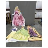 4 Disney Princesses Cardboard stand ups