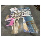 Large Assortment of Generic Cardboard stand ups