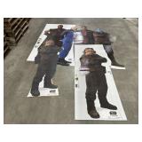 6 Star Wars Mandalorian Cardboard stand ups