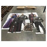 6 Star Wars Mandalorian Cardboard stand ups