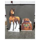 Spirited & Trolls Cardboard stand ups