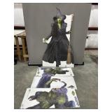 Wicked Witch and Flying Monkeys Cardboard stand up