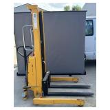 ULINE H-2651 2,200 lb Straddle Stacker
