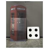 Telephone Booth & Dice Cardboard stand ups