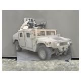 Army Hummer Cardboard stand ups
