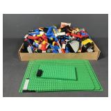 LEGO Building Bricks & Green Baseplates