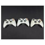 3 Microsoft Xbox 360 Wireless Controllers