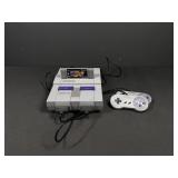 Super Nintendo Game Console With Tetris