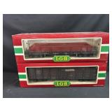 2 LGB G Scale Gondola Cars