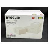 LEGO IKEA BYGGLEK 3-Piece Storage Box Set
