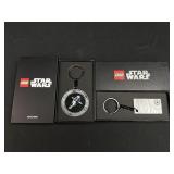 2 LEGO Star Wars Collectible Metal Keychains