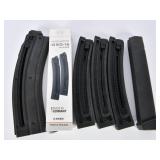 Lot of 7 Magazines 5 For a GSG-16, 1 Glock, 1 S&W