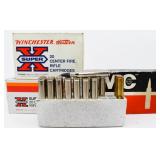 42 Rounds Of Mixed Rifle Ammo & Empty Brass